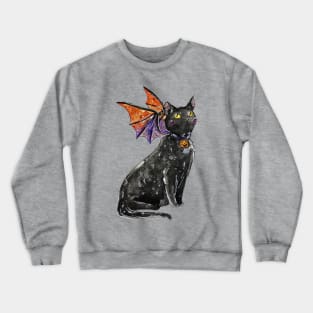 Halloween Dragon Cat Crewneck Sweatshirt